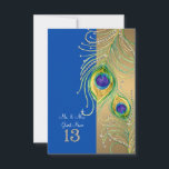 Moderne Peacock Feather DIY persoonlijke plaatskaa Kaart<br><div class="desc">OPMERKING: Dit is een platte gedrukte kaart, er zijn geen verhoogde of gelaagde elementen, metallic inkten of juwelen in het ontwerp. U moet elke naam één voor één invoeren en in uw winkelzorg plaatsen. Dit zijn DIY gevouwen tentkaarten gepersonaliseerde plaatskaarten voor recepties, vrijgezellenfeesten, douches voor koppels of officiële zwarte stropdas...</div>