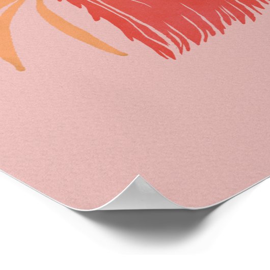 Moderne Peacock Wall Art Poster (Hoek)