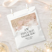 Moderne Pearl Beach Oyster bruiloft Dank u Bedankzakje (Geknipt)