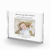 Moderne peetouders dank je Keepsake Fotoblokken (Rechts)