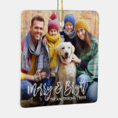 Moderne penseel en compacte foto's keramisch ornament (Rechts)