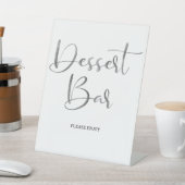 Moderne penseelkalligrafie Wogadestang Reclamebord Met Voetstuk (Insitu)