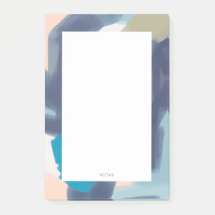 Moderne penseellijn Multi-Color Notitieblok Post-it® Notes