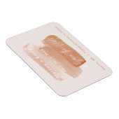 Moderne penseelminimalist sparen de datum magneet (Rechterzijde)