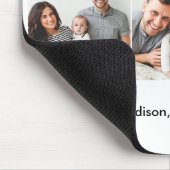 Moderne penseelscript 3 Foto beste vader ooit Muismat (Hoek)