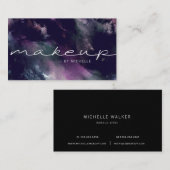 Moderne penseelstreek Elegante typografie Visitekaartje (Voorkant / Achterkant)