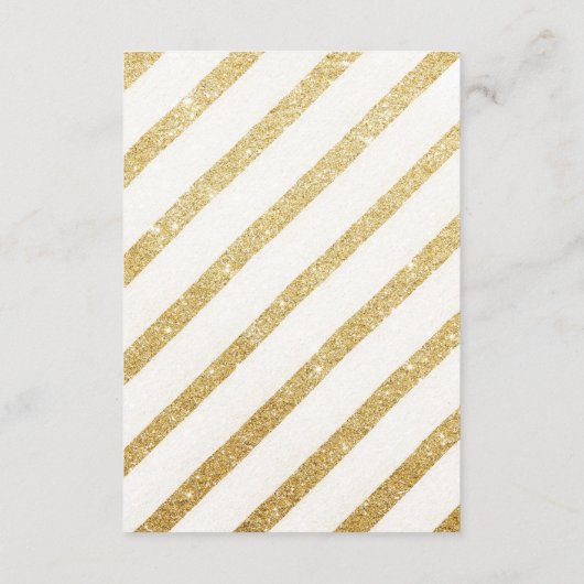 Moderne penseelstreken gouden bruiloft insert gast informatiekaartje (Achterkant)