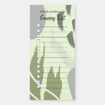 Moderne penseelstreken - lijst