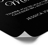 Moderne Pensioen Partij Voorkeur Teken Poster (Hoek)