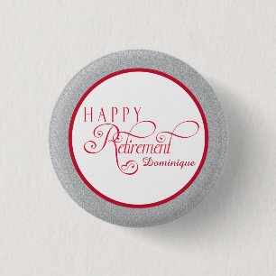 Moderne, Pensioenpartij Favor 1 Inch Round Button