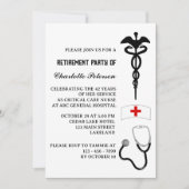 Moderne pensioenpartij voor verpleegsters kaart (Voorkant)