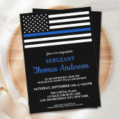 Moderne pensionering van de Thin Blue Line Police  Kaart