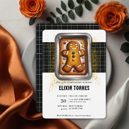 Moderne peperkoek in Pan Baby shower Kaart