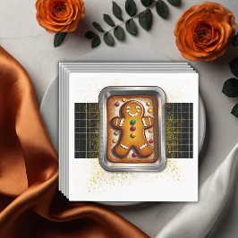 Moderne peperkoek in Pan Baby shower Servet