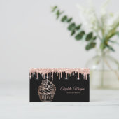 Moderne peperkoek, snoepgoed, rietjes, bakkerij visitekaartje (Staand voorkant)