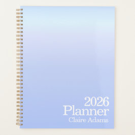 Moderne Periwinkle Ombre Planner
