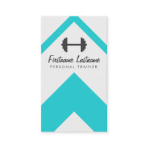 Moderne personal trainer en fitness