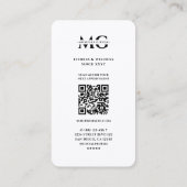 Moderne Personal Trainer Fitness Wellness Coach Visitekaartje (Achterkant)