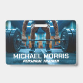 Moderne Personal Trainer Gym Coach Badge (Voorzijde)