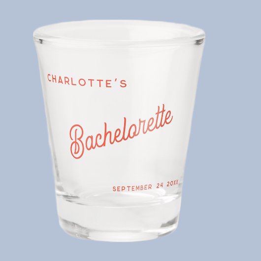 Moderne Persoonlijke Afscheidsfeestje voor de Brui Shot Glas