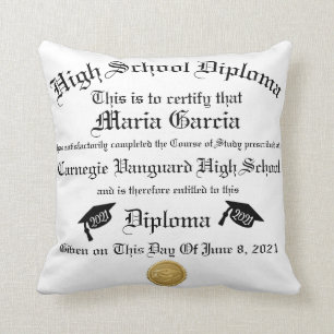 Moderne persoonlijke Afstuderen diplomatie uniek v Kussen