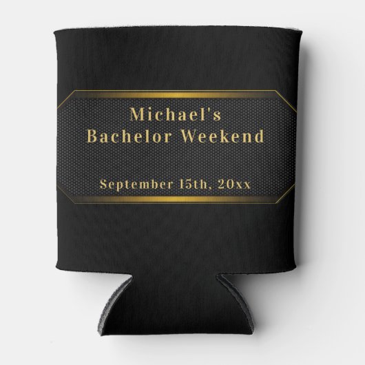 Moderne persoonlijke Bachelor Weekend Koelbox Blikjeskoeler (Voorkant)