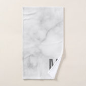 Moderne persoonlijke badmonogram en naam bad handdoek (Handdoek)