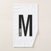 Moderne persoonlijke badmonogram en naam bad handdoek (Handdoek)