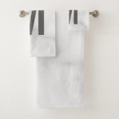 Moderne persoonlijke badmonogram en naam bad handdoek (Insitu)