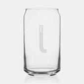Moderne persoonlijke badmonogram en naam blikvorm glas (Achterkant)