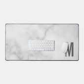 Moderne persoonlijke badmonogram en naam bureaumat (Keyboard & Muis)