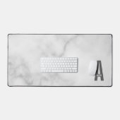 Moderne persoonlijke badmonogram en naam bureaumat (Keyboard & Muis)