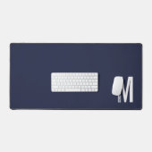 Moderne persoonlijke badmonogram en naam bureaumat (Keyboard & Muis)