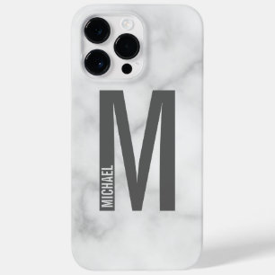 Moderne persoonlijke badmonogram en naam Case-Mate iPhone 14 pro max hoesje