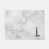 Moderne persoonlijke badmonogram en naam deurmat (Voorkant)