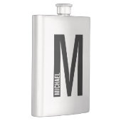 Moderne persoonlijke badmonogram en naam flacon (Rechts)