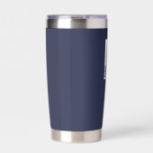 Moderne persoonlijke badmonogram en naam geïsoleerde drinkbeker (Voorkant)