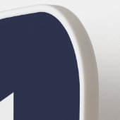 Moderne persoonlijke badmonogram en naam pickleball paddle (Links Detail)