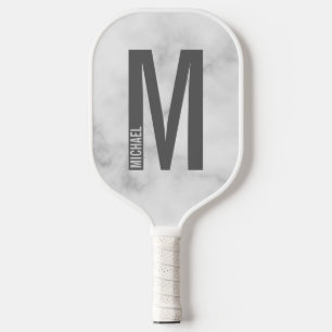 Moderne persoonlijke badmonogram en naam pickleball paddle