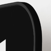 Moderne persoonlijke badmonogram en naam pickleball paddle (Links Detail)