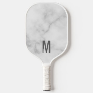 Moderne persoonlijke badmonogram en naam pickleball paddle