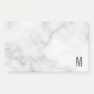Moderne persoonlijke badmonogram en naam post-it® notes