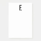 Moderne persoonlijke badmonogram en naam post-it® notes (Voorkant)