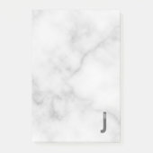 Moderne persoonlijke badmonogram en naam post-it® notes (Voorkant)