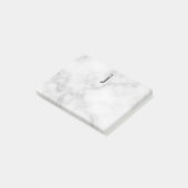 Moderne persoonlijke badmonogram en naam post-it® notes (Schuin)