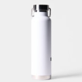 Moderne persoonlijke badmonogram en naam waterfles (Voorkant)