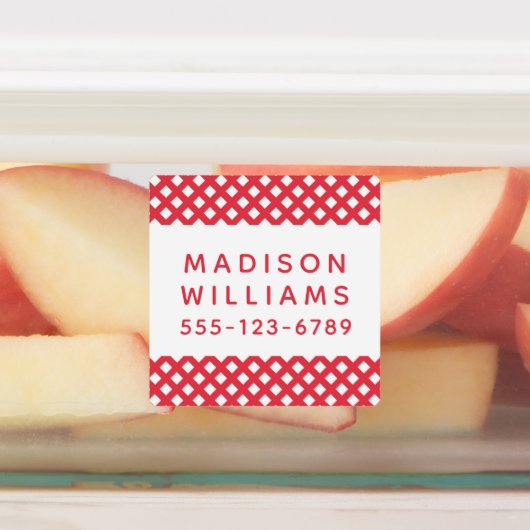 Moderne persoonlijke benaming hechtmiddel waterdic labels (Aangebracht)