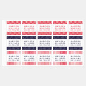 Moderne persoonlijke benaming hechtmiddel waterdic labels (Vel)