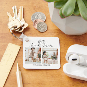 Moderne persoonlijke beste vrienden voor altijd    sleutelhanger