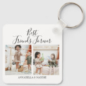 Moderne persoonlijke beste vrienden voor altijd | sleutelhanger (Achterkant)